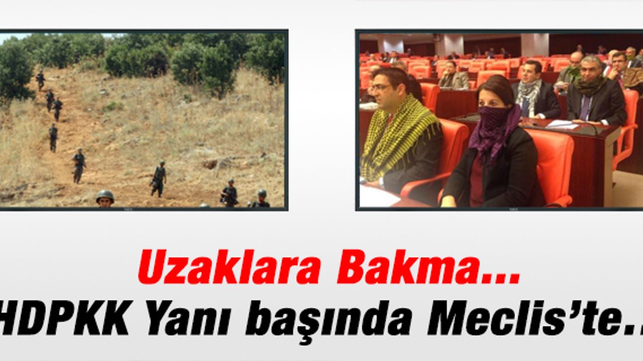 Uzaklara Bakma HDPKK Yanı başında Meclis`te