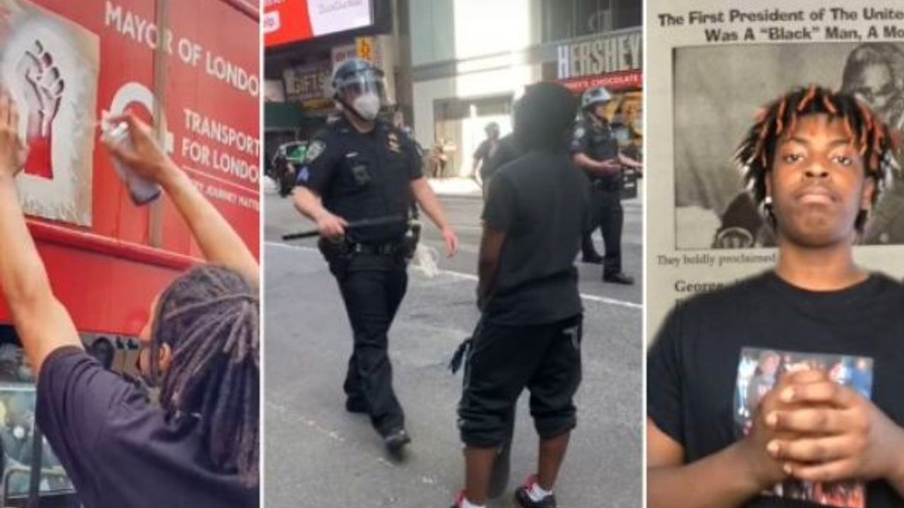 Black Lives Matter hashtag"i...? milyar tık alarak izlenme rekoru kırdı. 