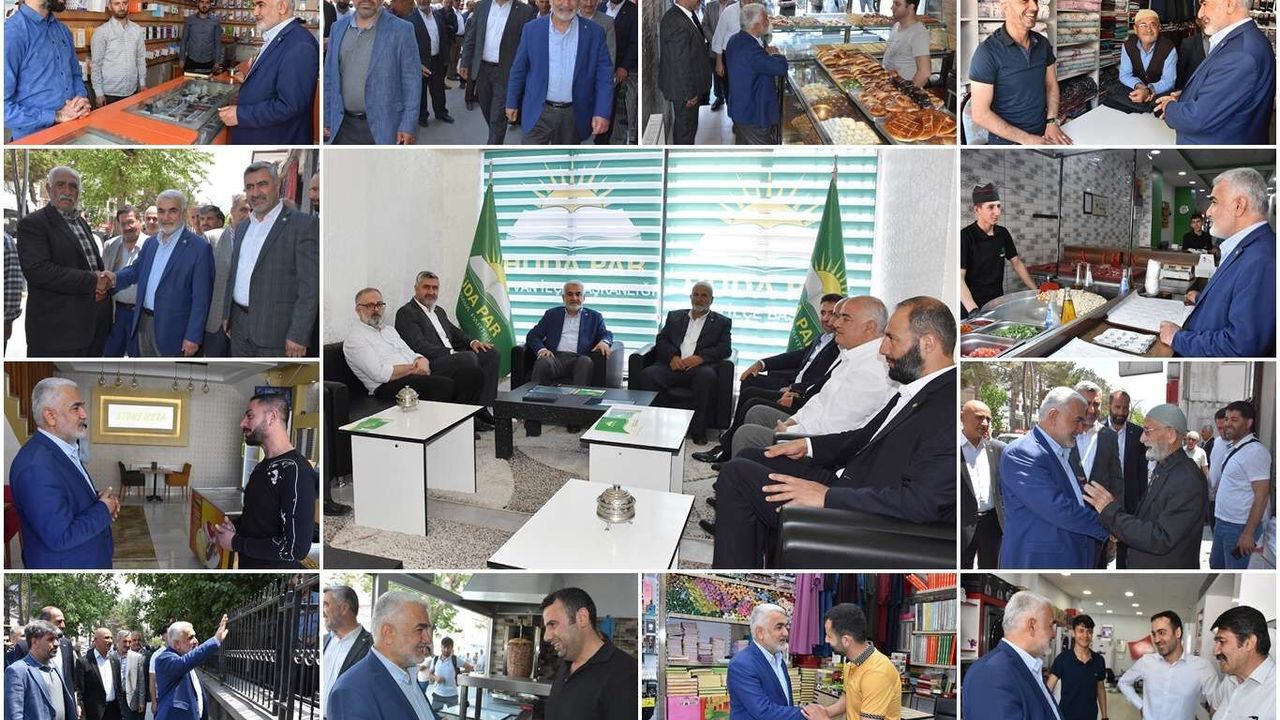 HÜDA PAR Genel Başkanı Yapıcıoğlu Bitlis'te esnaf ziyaretinde bulundu