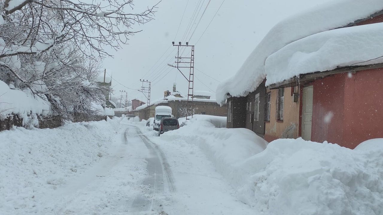 Kar kalınlığı 3 metreyi aşan Bitlis’te hayat durdu