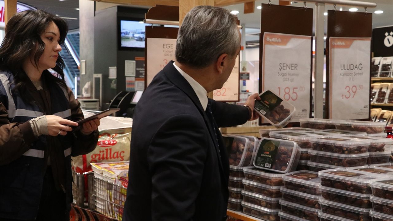 Ramazan ayı öncesinde toptancı, market ve kafelerde fiyat denetimi yapıldı