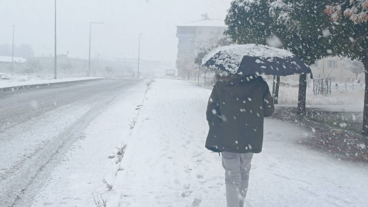 Bitlis'te yoğun kar yağışı etkili oluyor