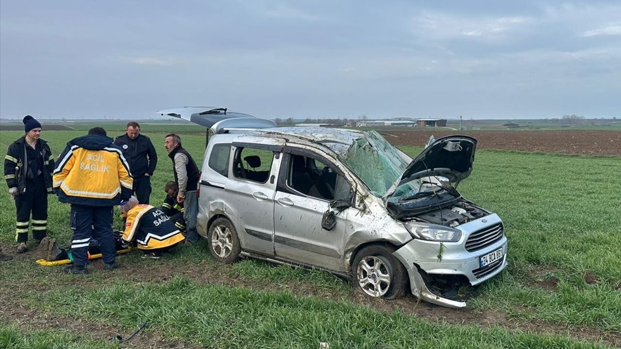 Tekirdağ'da kaza!