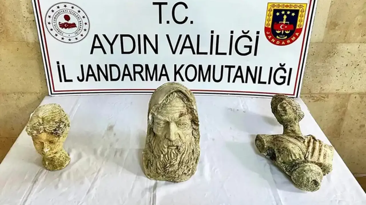 Aydın'da tarihi eser operasyonu: 3 gözaltı