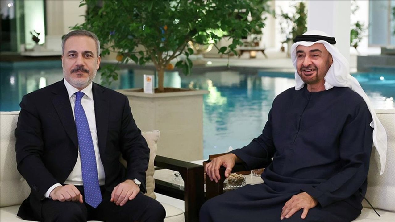 Dışişleri Bakanı Fidan, BAE Devlet Başkanı Bin Zayid ile görüştü