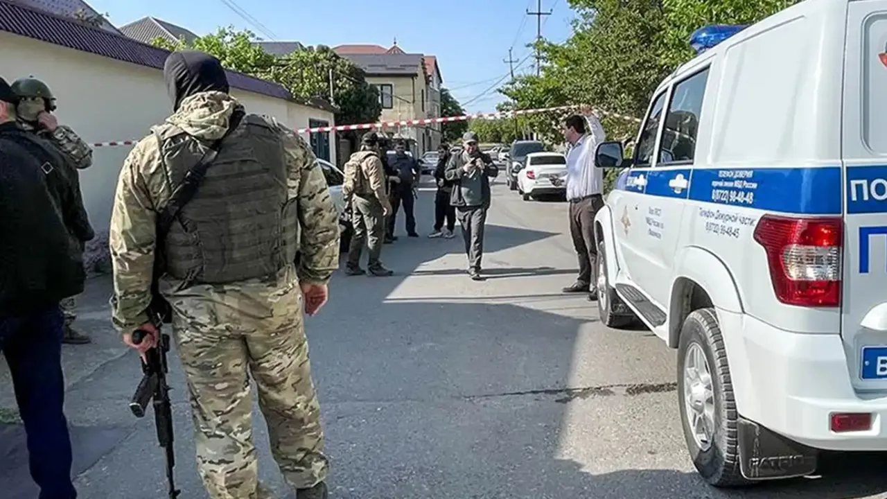 Mahaçkale'de çatışma: 2 polis öldü