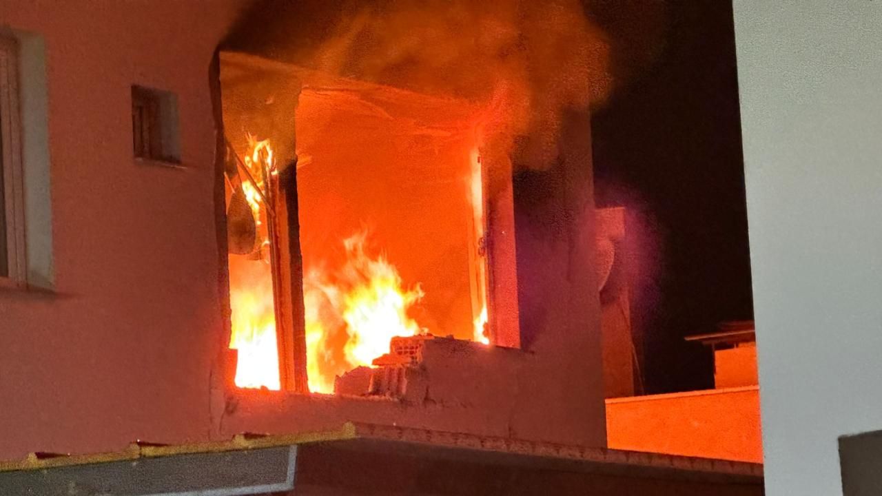 Aydın’da evde patlama! Yaralı var