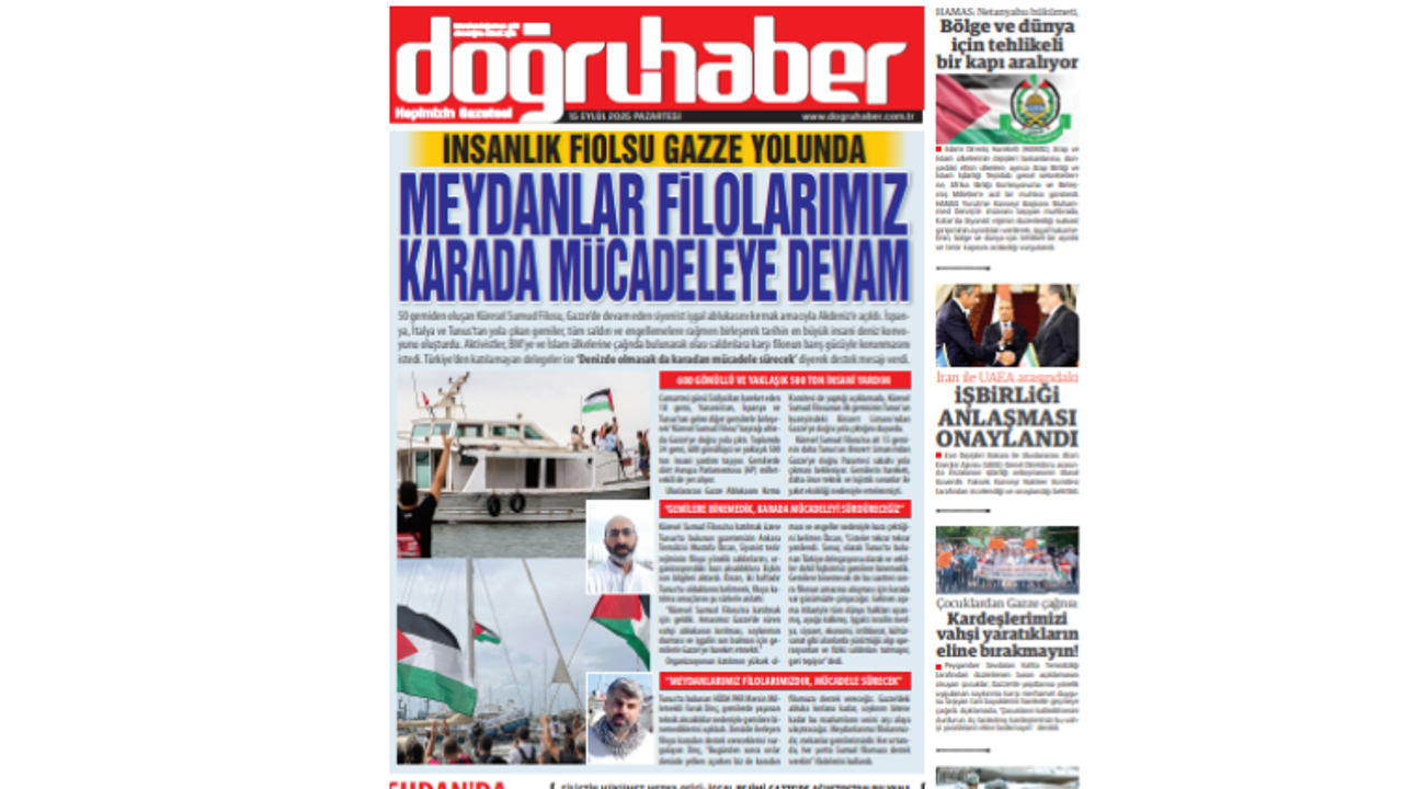 İnsanlık Filosu Gazze Yolunda  MEYDANLAR FİLOLARIMIZ, KARADA MÜCADELEYE DEVAM