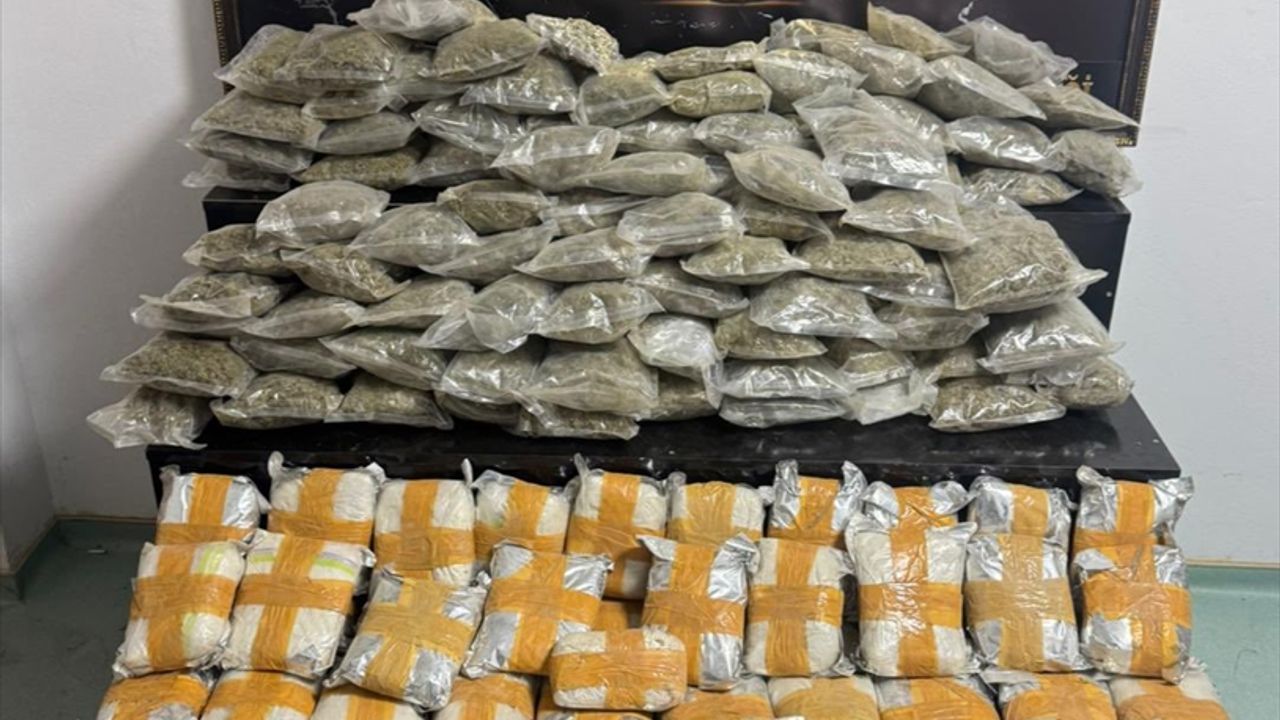 Van'da 134 kilo uyuşturucu ele geçirildi
