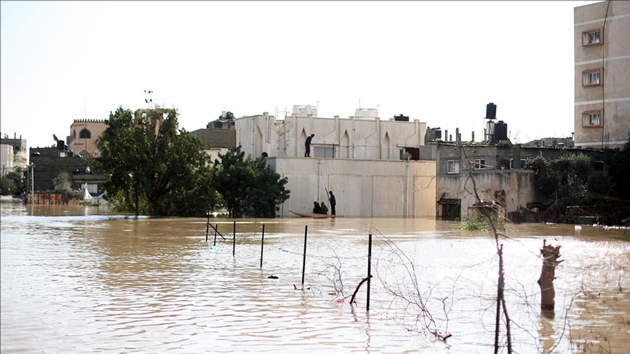 Gazze'de sağanak ve su baskınları uyarısı