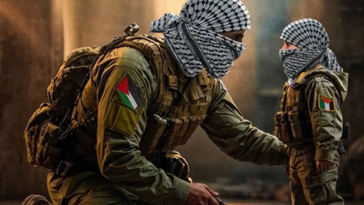 "Filistin'in başkenti neresi?": Ebu Ubeyde'nin şehit oğluyla videosu gündem oldu!