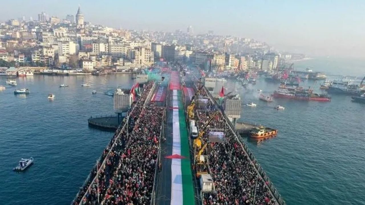 İstanbul'da büyük buluşma: Sinmiyoruz, susmuyoruz Filistin’i unutmuyoruz!