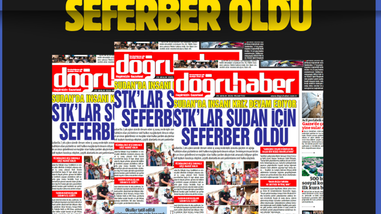 Sudan’da insani kriz devam ediyor YARDIM KURULUŞLARI SEFERBER OLDU