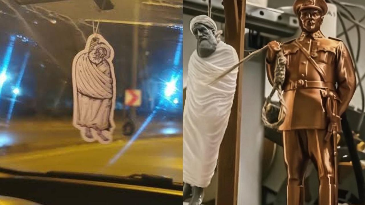 Şeyh Said'in idam sehpasındaki maketini araba süsü…