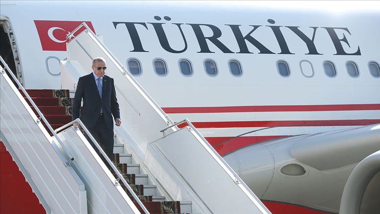 Cumhurbaşkanı Erdoğan Türkmenistan'da