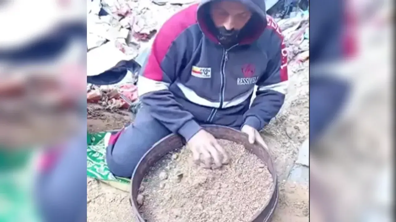 Eşinin kemiklerini “elekle” topladı: Yer Gazze