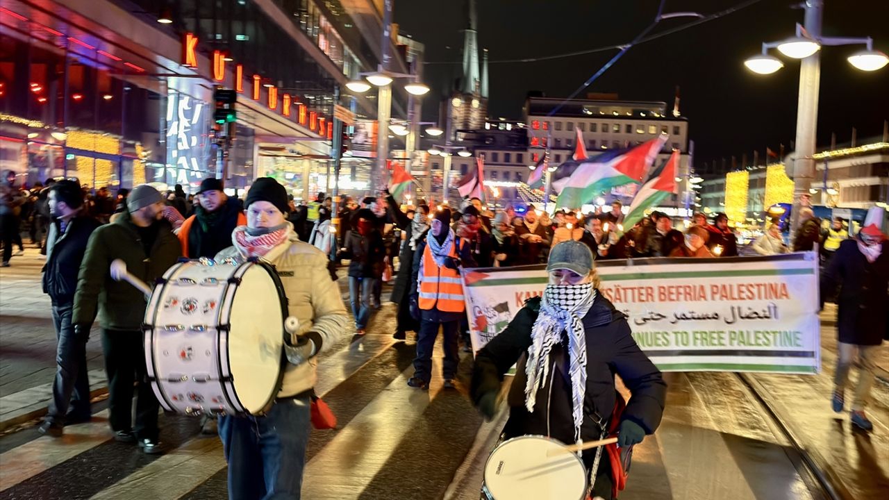 Adres İsveç:  Gazze için yılbaşı kutlamasını iptal ettiler