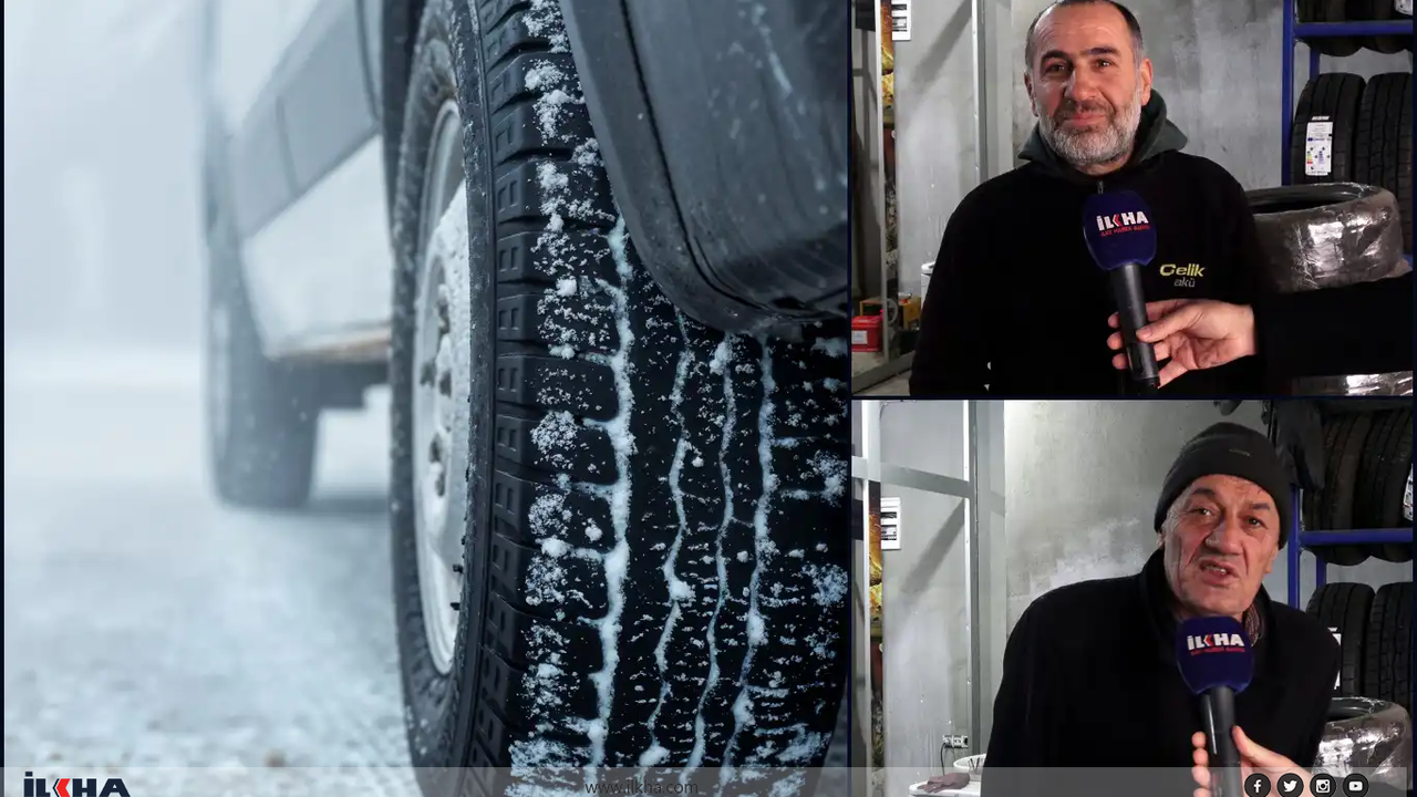 Kış lastiği olmadan yola çıkmak büyük ihmalkarlık!