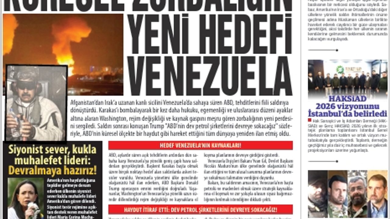 Küresel Zorbalığın Yeni Hedefi Venezuela
