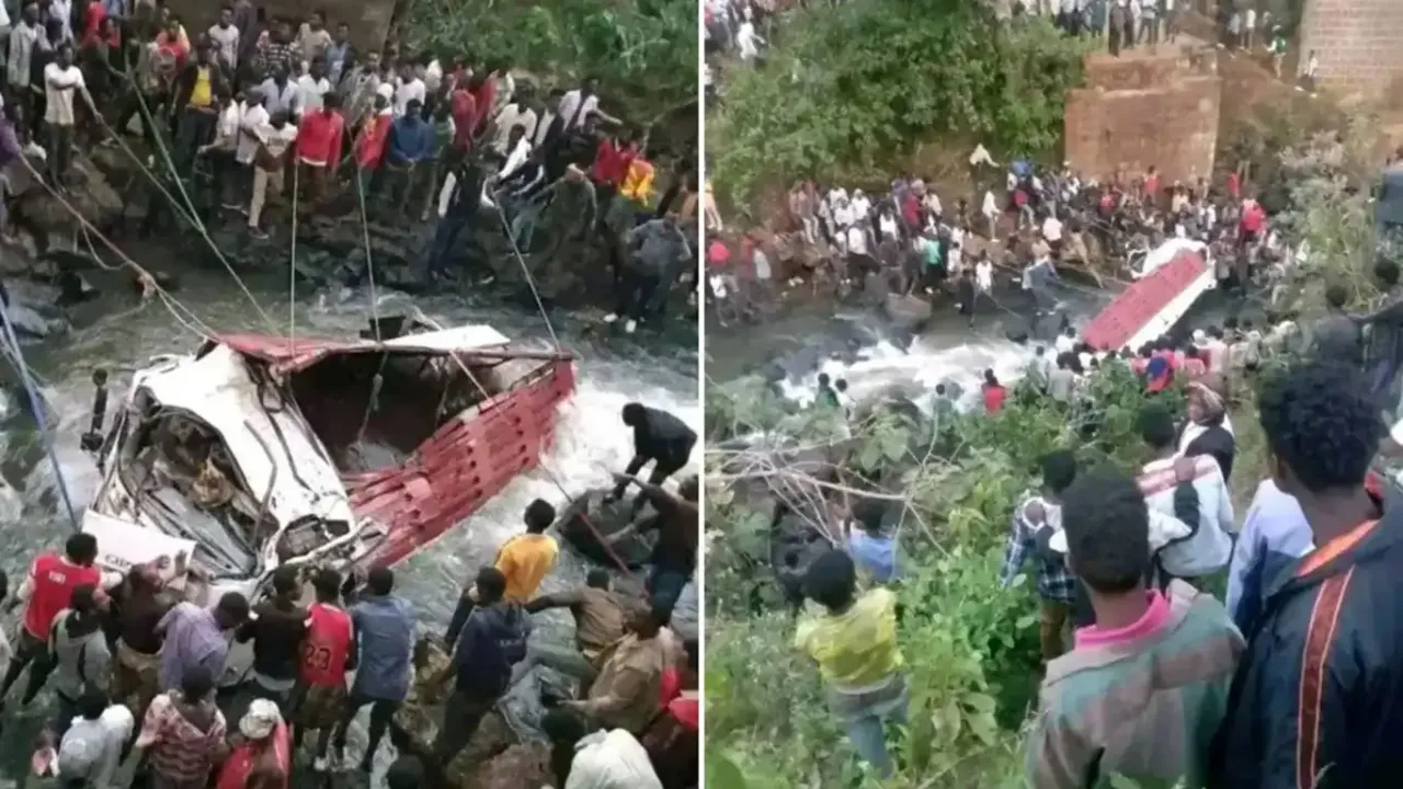 Göçmenleri taşıyan kamyon devrildi: 22 ölü