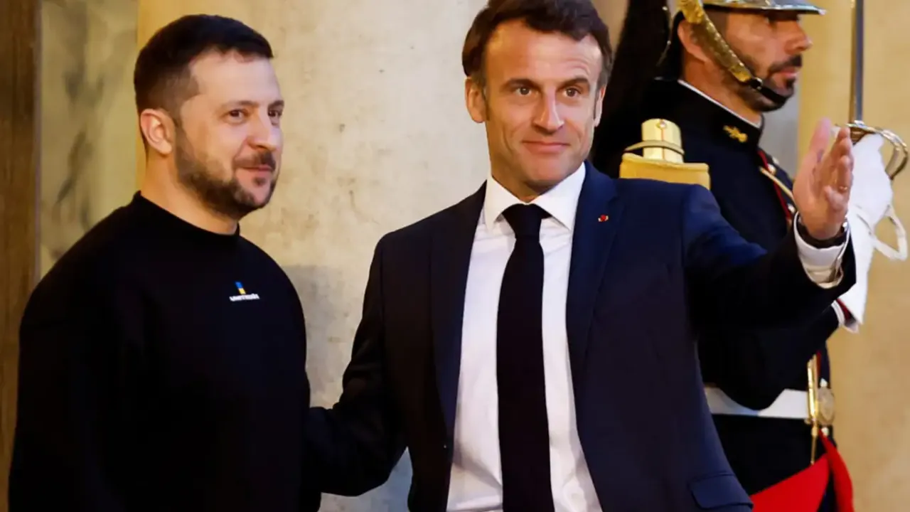Zelenskiy, Fransa'da!