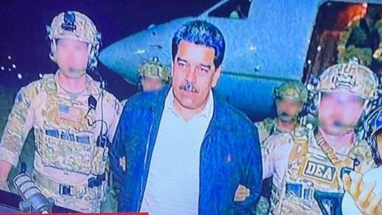 Maduro'nun kaçırılışına ilişkin  ilk görüntü