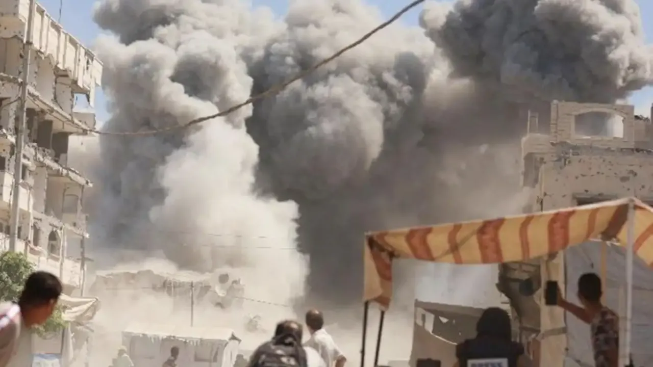 İşgal rejimi Gazze'ye saldırdı!