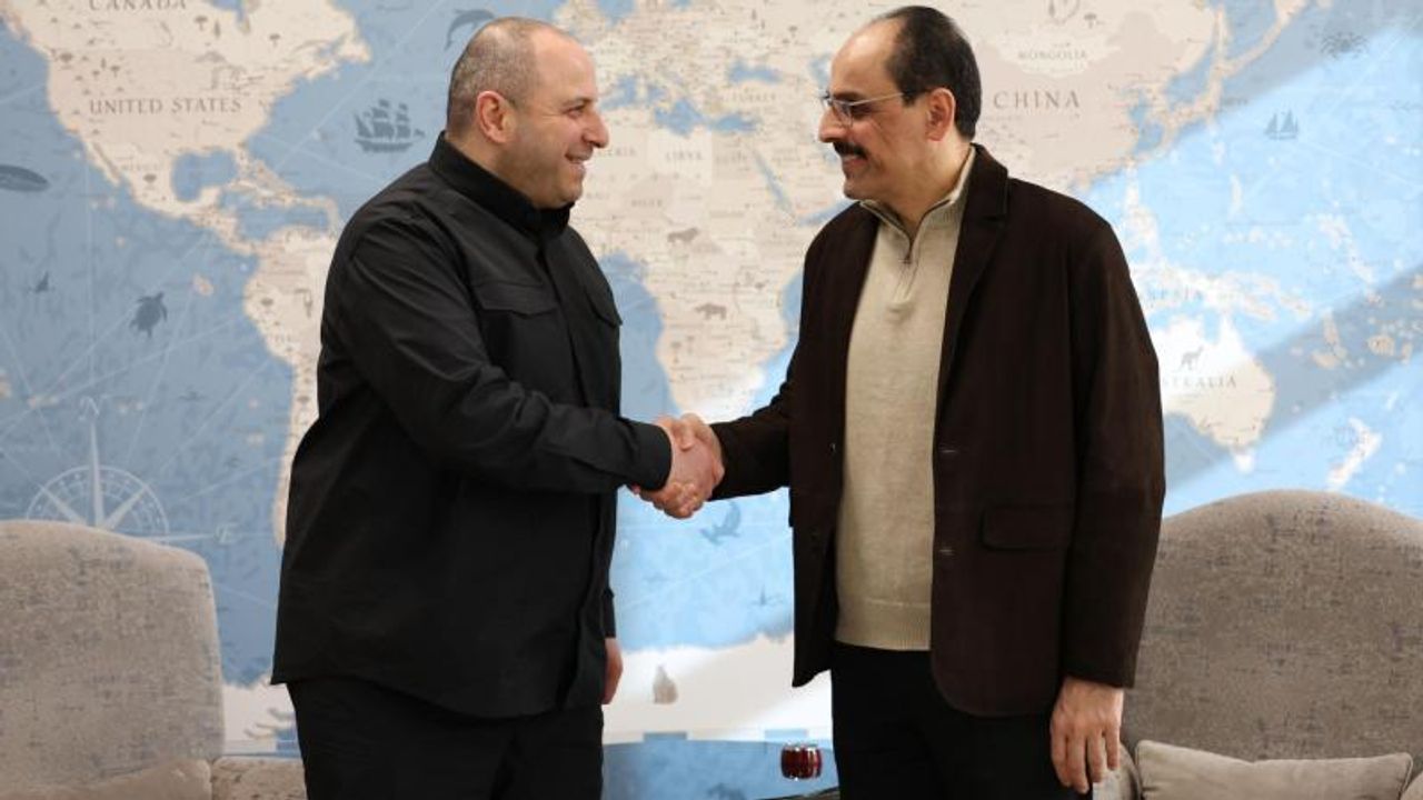 Kalın, Ukrayna Ulusal Güvenlik ve Savunma Konseyi Sekreteri Umerov ile görüştü