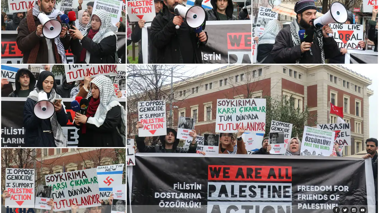 Alman Konsolosluğu'nda önünde çağrı!