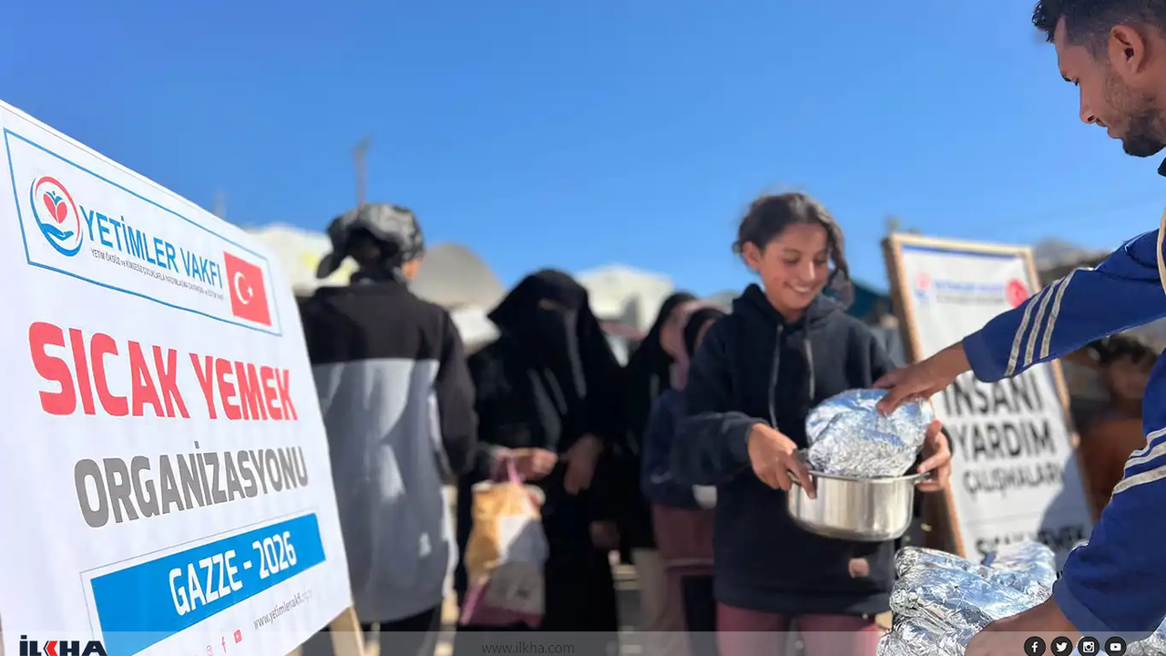Yetimler Vakfı’ndan Gazze'de sıcak yemek desteği!