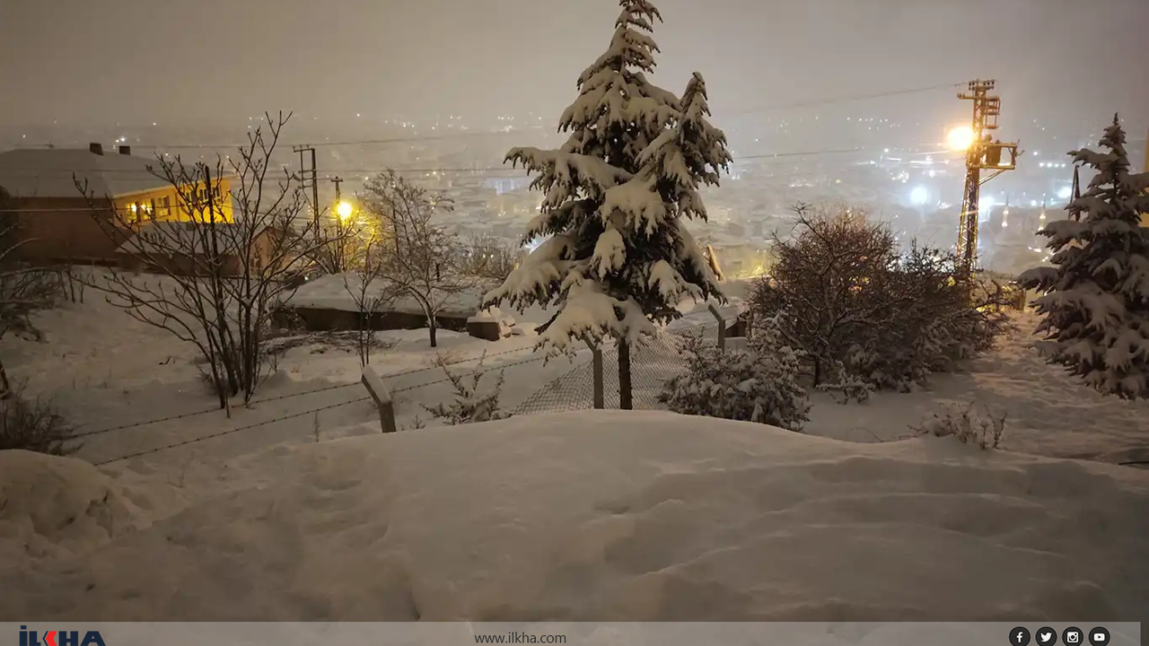 Valilik duyurdu: Kar kalınlığı 40 santimetreyi buldu