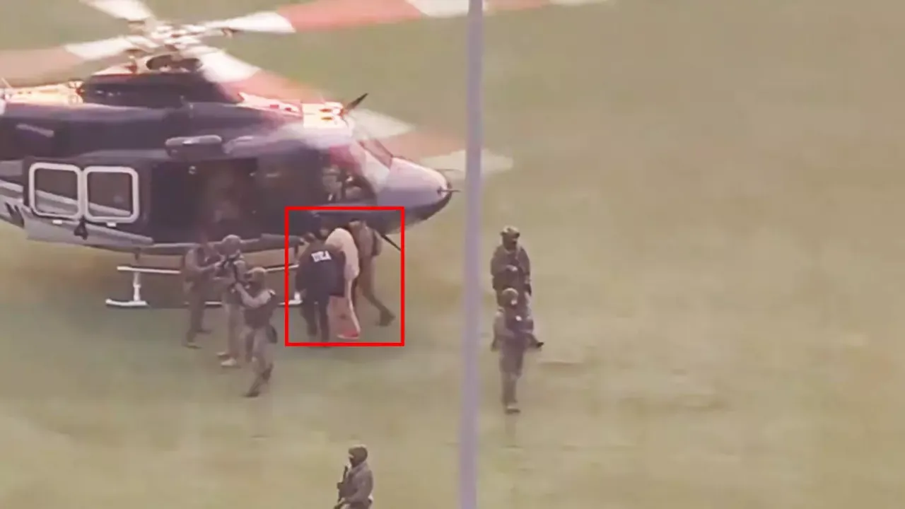 Maduro helikopterle mahkemeye götürüldü