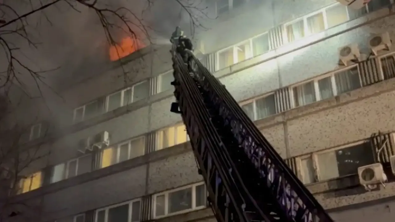 Moskova yakınlarında Hostel yangını! Ölüler var