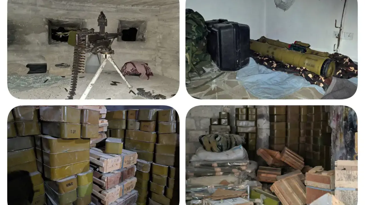 Halep'te PKK/SDG'nin yerleşim alanlarında gizlenen silah depoları ele geçirildi