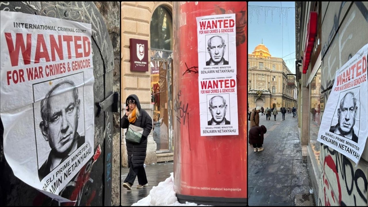 Bosna Hersek'te takdir toplayan protesto!