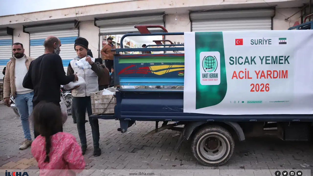 "Suriye İçin Acil Yardım" çağrısında bulunmuşlardı: Umut Kervanı Afrin'e sığınan halka insani yardım ulaştırdı