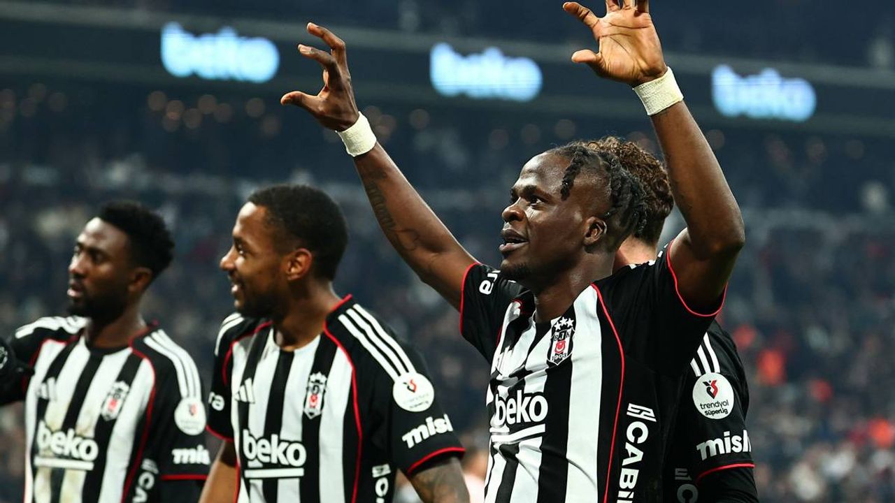 Beşiktaş Süper Lig'de yenilgiyi unuttu