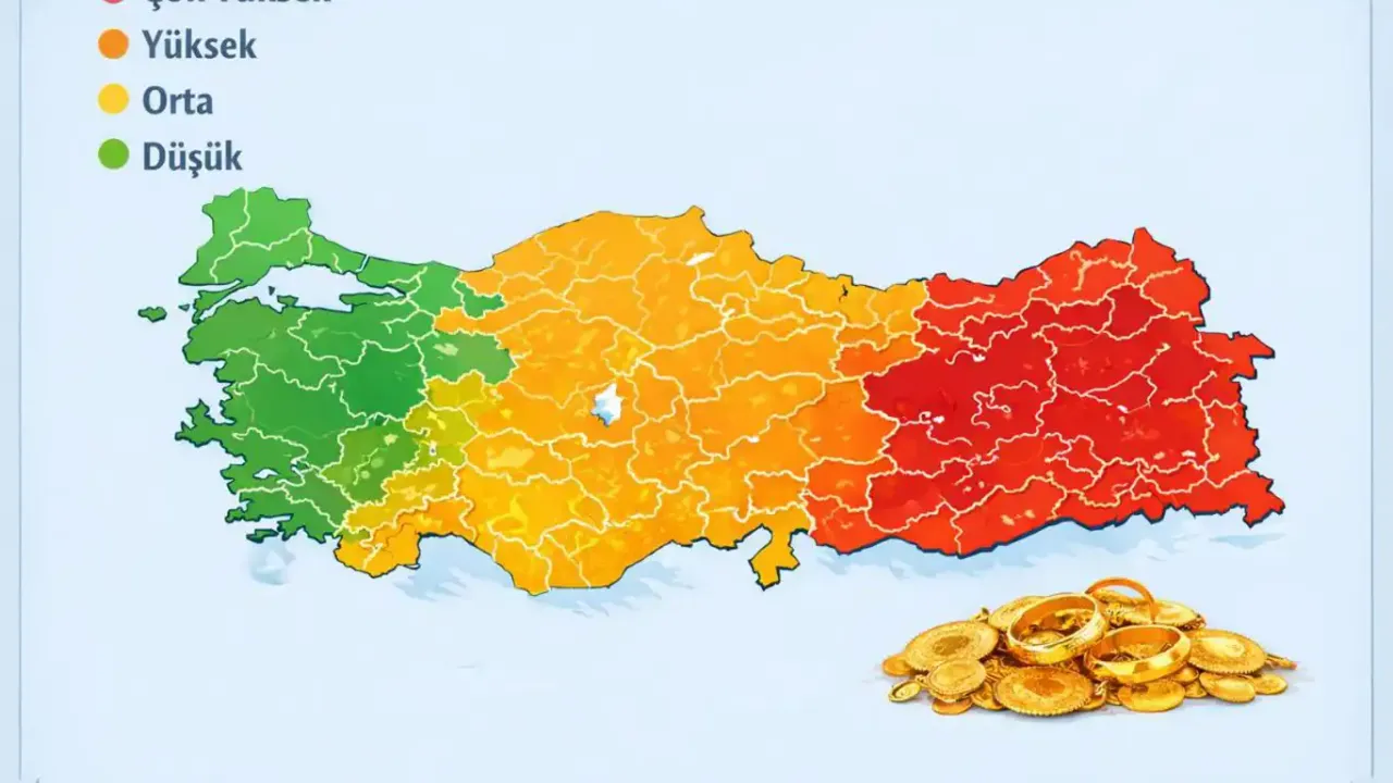 Türkiye’nin yastık altı altın haritası açıklandı