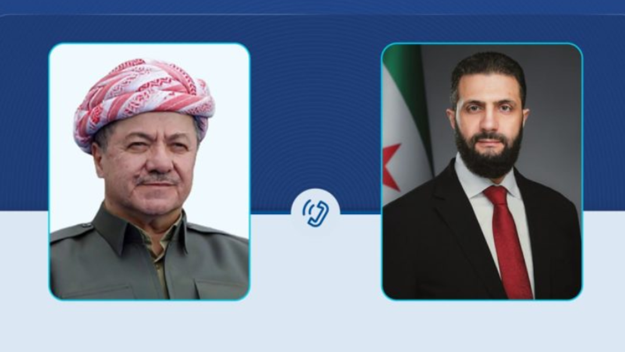 Şara ile Barzani SDG ile yapılan anlaşmanın uygulanması konusunda görüştü