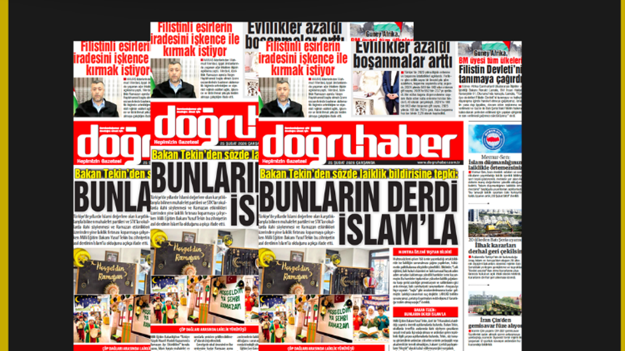 Bakan Tekin: Bunların Derdi İslam’la