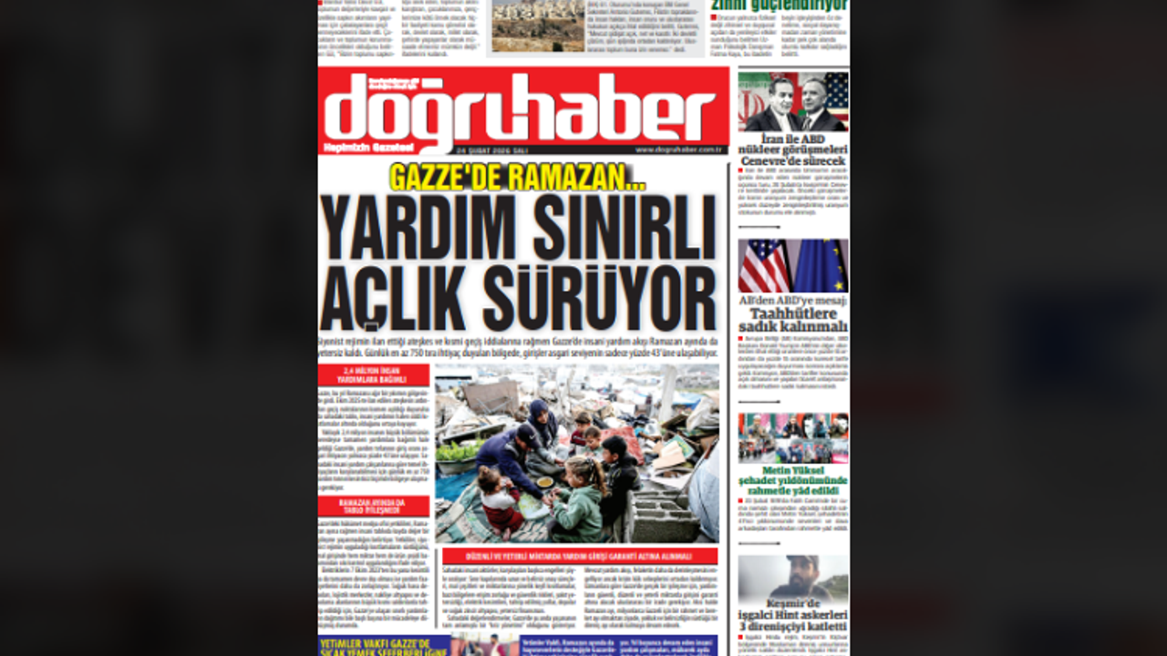 GAZZE'DE RAMAZAN... YARDIM SINIRLI, AÇLIK SÜRÜYOR!