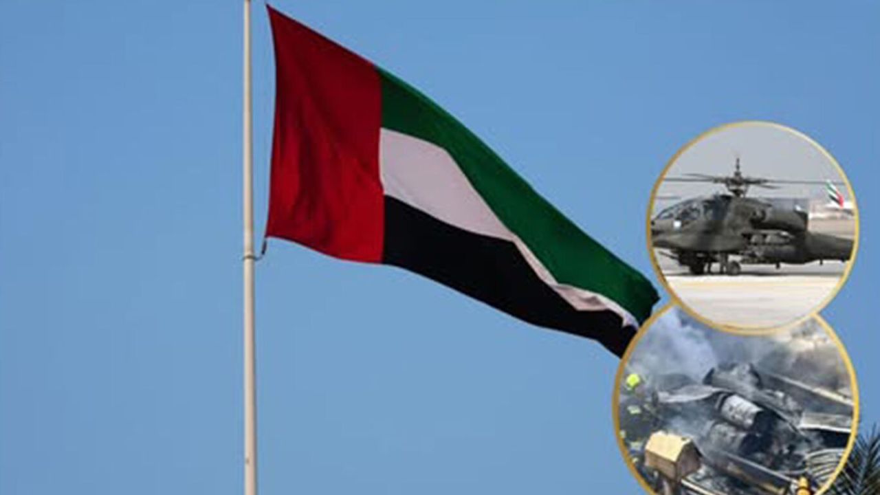 BAE'de askeri helikopter düştü!