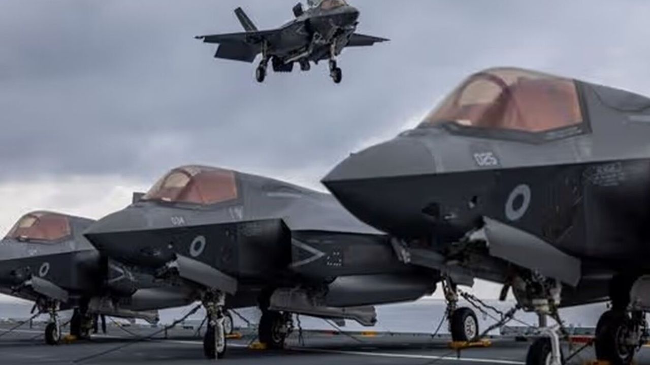 İngiliz F-35 jetleri Ürdün, Irak ve Katar üzerinde insansız hava araçlarını düşürdü!