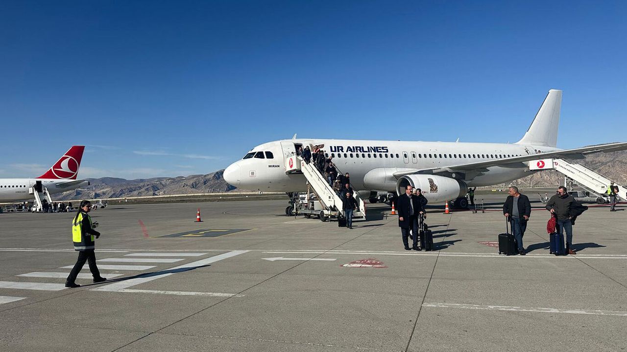 İran'a saldırı sonrası Erbil uçakları Şerafettin Elçi Havalimanı'na iniş yapıyor