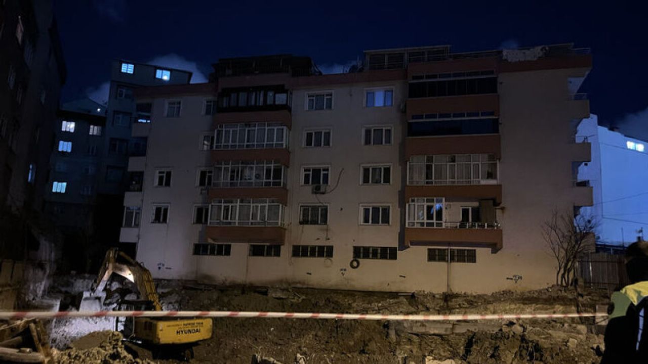 İstanbul'da 5 katlı bina tahliye edildi