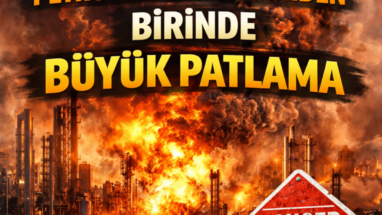 ABD'nin en büyük  petrol rafinerilerinden birinde  büyük patlama