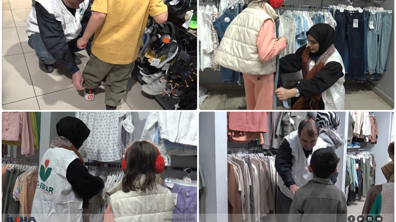 IHO EBRAR bayram öncesi yetimleri giyindirdi