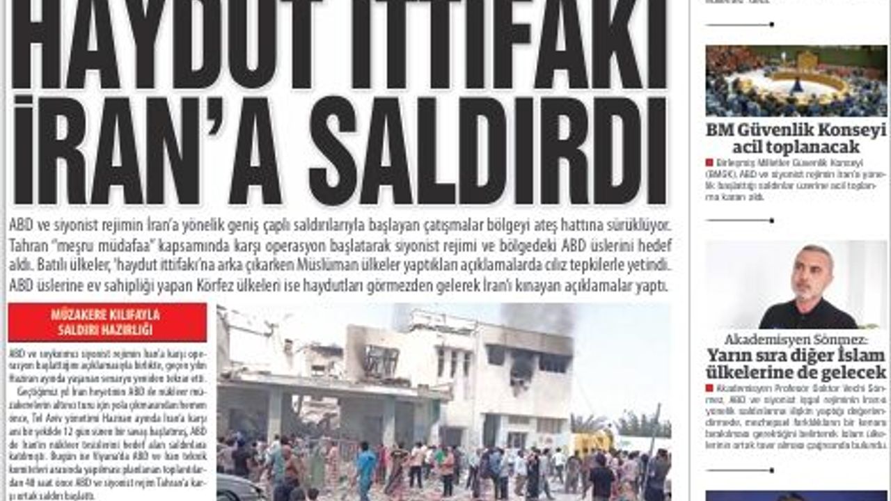 Bölge Ateş Çemberinde  Haydut İttifakı İran’a Saldırdı