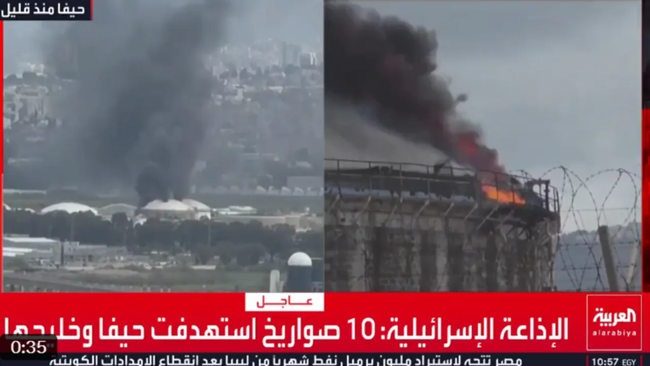 İran, siyonistlerin petrolünü vurdu