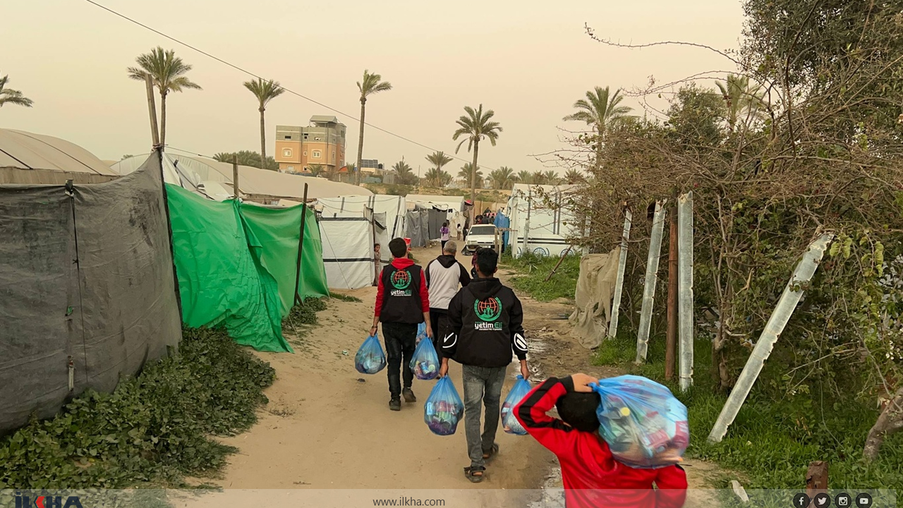 Avrupa Yetim Eli’nden Gazze’ye Ramazan Köprüsü: Yardımlar Binlerce Kişiye Ulaşıyor